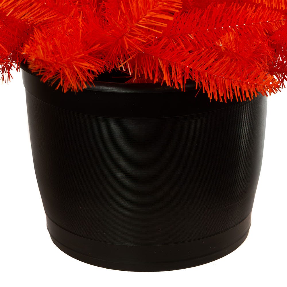 Kurt Adler 4.5 Foot Orange Potted Tree